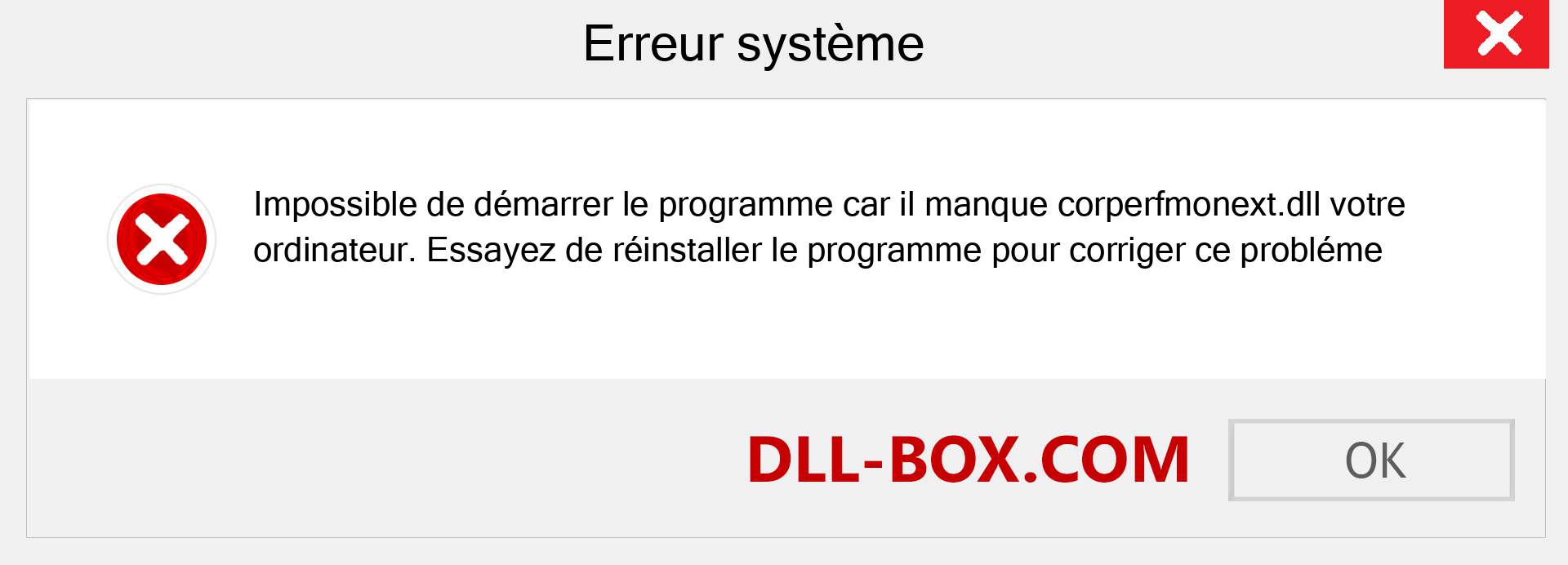 Le fichier corperfmonext.dll est manquant ?. Télécharger pour Windows 7, 8, 10 - Correction de l'erreur manquante corperfmonext dll sur Windows, photos, images